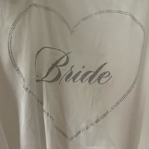 Victoria’s Secret I Do silk getting ready robe